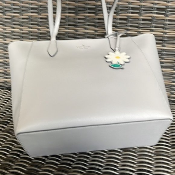 Kate Spade Dana Tote Platinum Grey - Picture 3 of 16